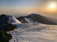 朝の白馬岳にて