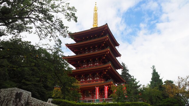 秋の高幡不動尊