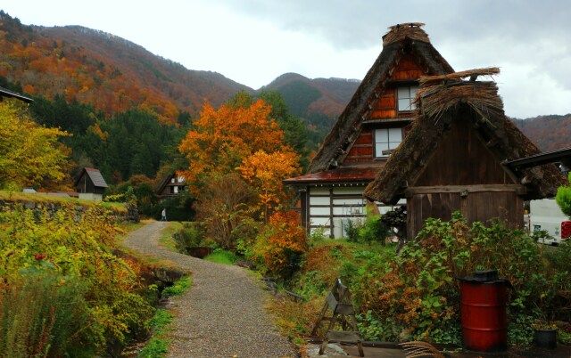 白川郷紅葉