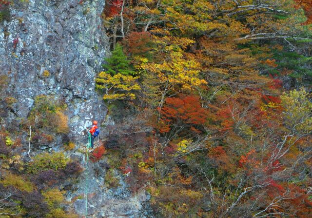 大台ケ原紅葉クライミング