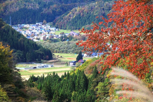 秋の東成瀬村