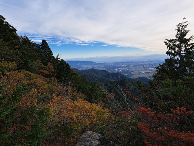 中道ルートの紅葉