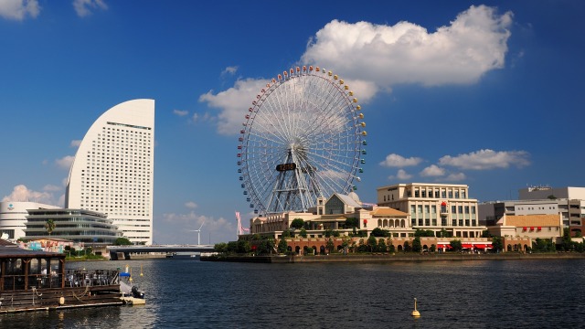 秋の横浜の風景