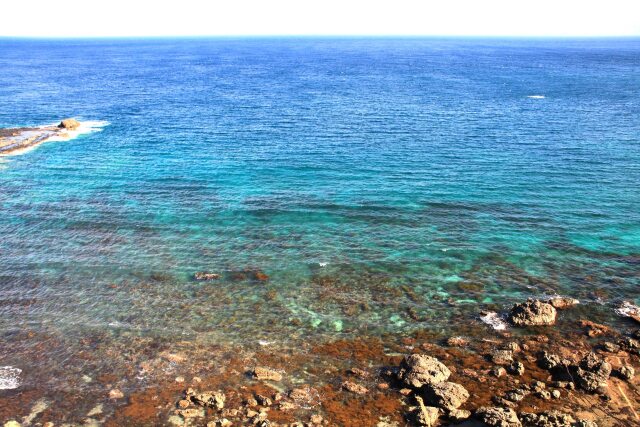 津軽海峡の海 