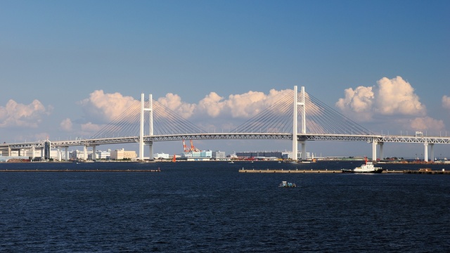 秋の横浜の風景