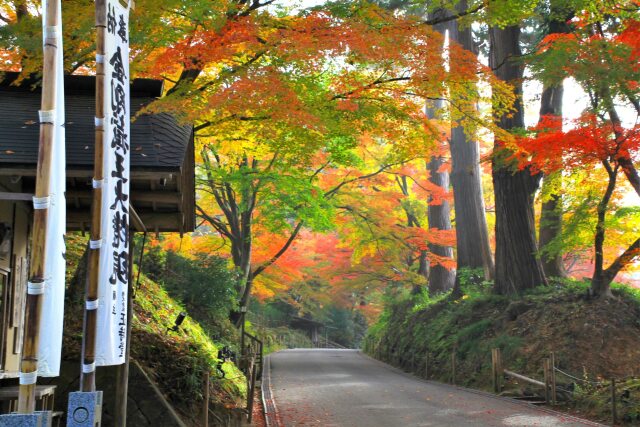 秋の中尊寺