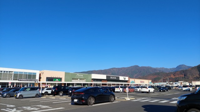 晴天の松本市筑摩の風景