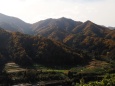 秋の山寺から望む風景