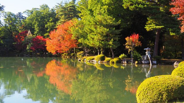 秋の兼六園