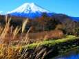 晩秋の忍野八海