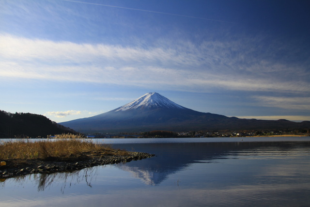 冬の河口湖