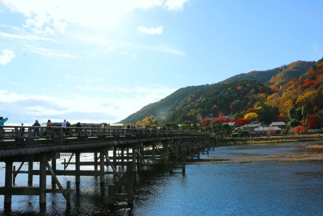 渡月橋12月