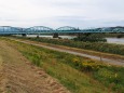 秋の神通川の風景