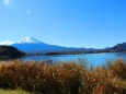 晩秋の河口湖