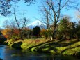 晩秋の忍野八海