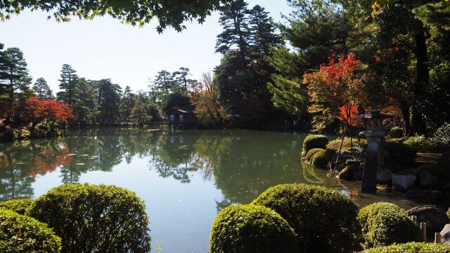 秋の兼六園