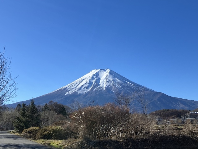 冬の富士山