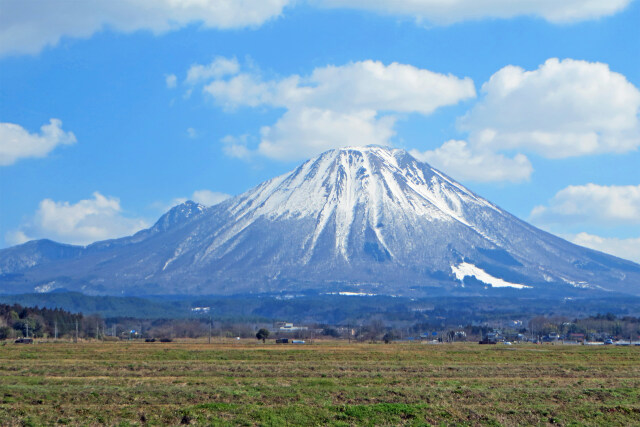 冬晴れ 大山