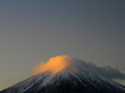 朝日を浴びる雲