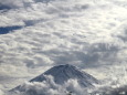 雲の中の富士山