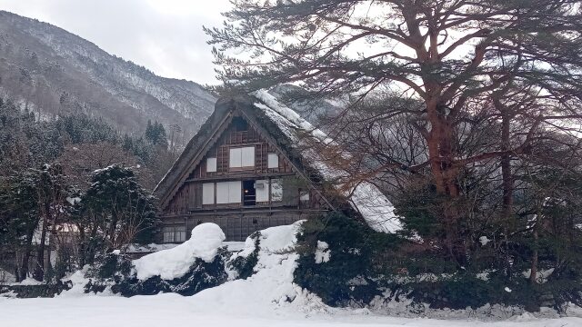 白川郷の冬