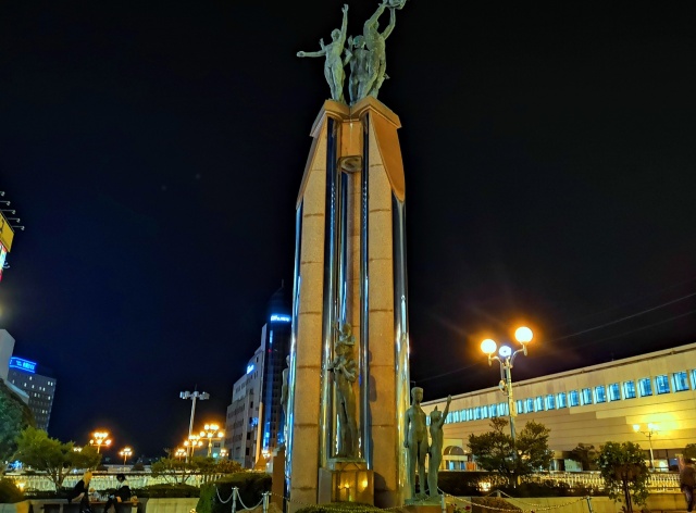 宇都宮市駅前夜景