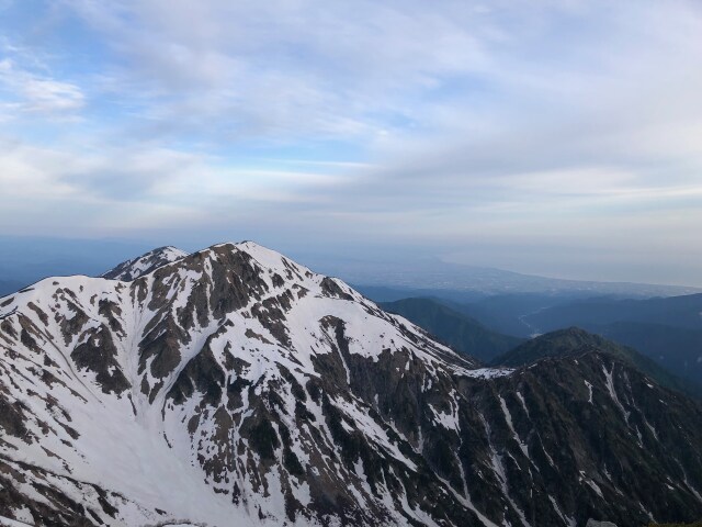 朝の大日岳