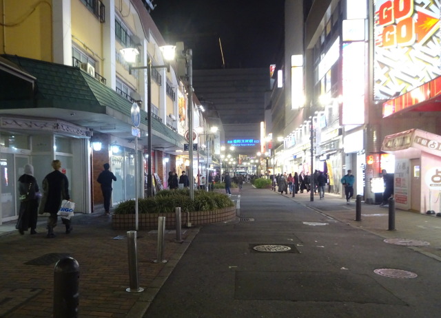 天神駅 北口通り