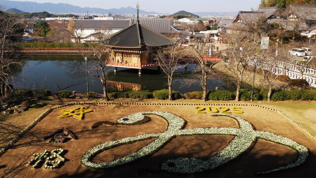 新春の安倍文殊院