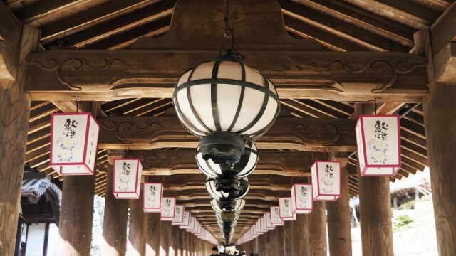 新春の奈良長谷寺