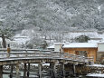 雪の鳥取城趾