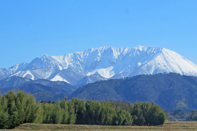 雪の大山北壁