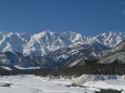 松川からの白馬三山