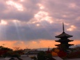 京都の夕暮れ