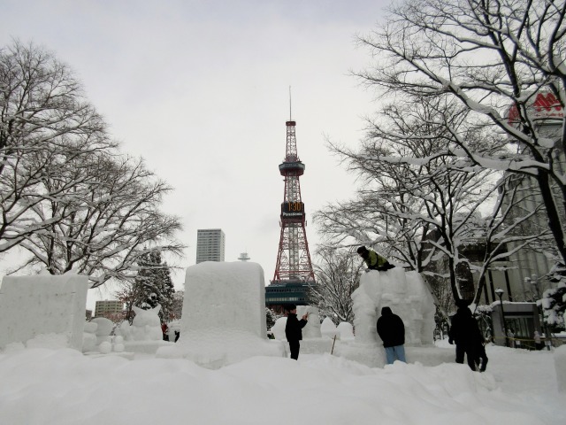 雪まつり間もなく開催