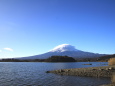 雲を被った富士山