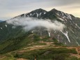 朝の唐松岳