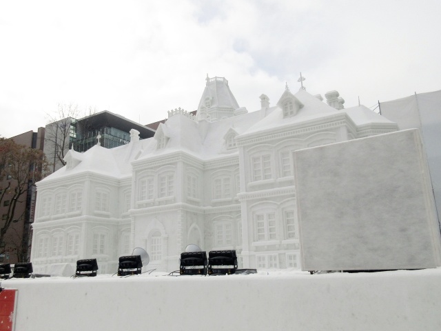 雪まつり 道庁旧本庁舎