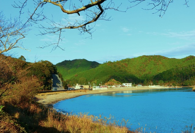 東紀州冬の海