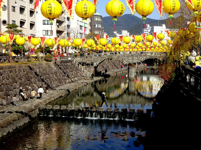 長崎ランタン祭りの眼鏡橋