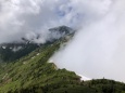 雲に飲まれる