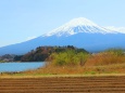 初春の河口湖