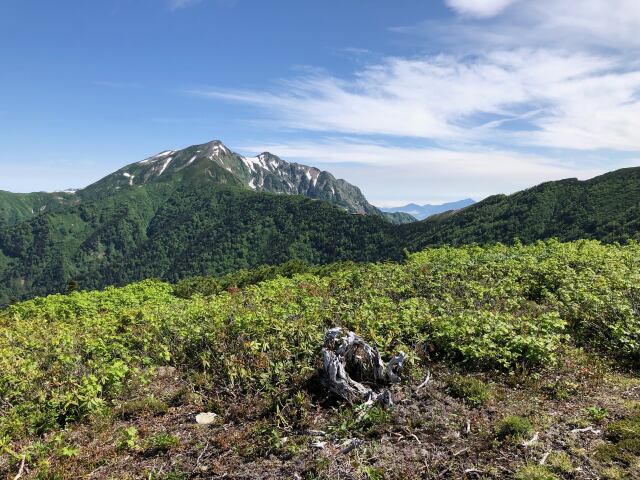 鹿島槍を望む