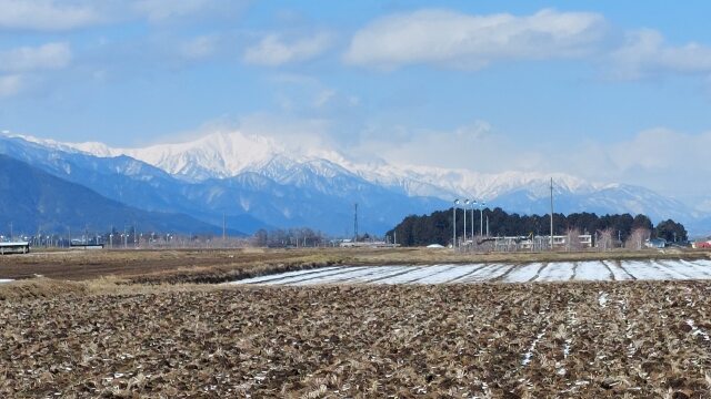 松本ら信州白馬連峰