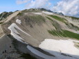 立山稜線にて