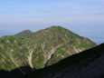 奥大日岳を望む