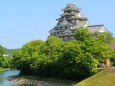 初夏の岡山城