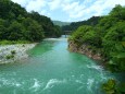 初夏の白川郷庄川