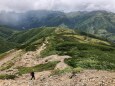 薬師岳を下る