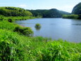 涼しい広がり 山の湖